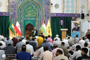 مراسم دعای کمیل و یادبود دومین سالگرد شهادت سید حسن نصرالله در آستان مقدس حضرت عبدالعظیم علیه السلام