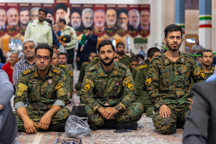 مراسم با شکوه بزرگداشت مجاهد کبیر شهید سید حسن نصرالله در حرم بانوی کرامت