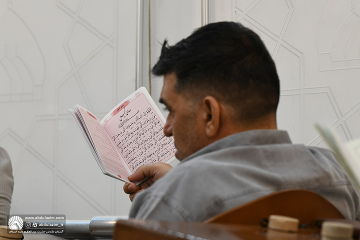 مراسم دعای کمیل و یادبود دومین سالگرد شهادت سید حسن نصرالله در آستان مقدس حضرت عبدالعظیم علیه السلام