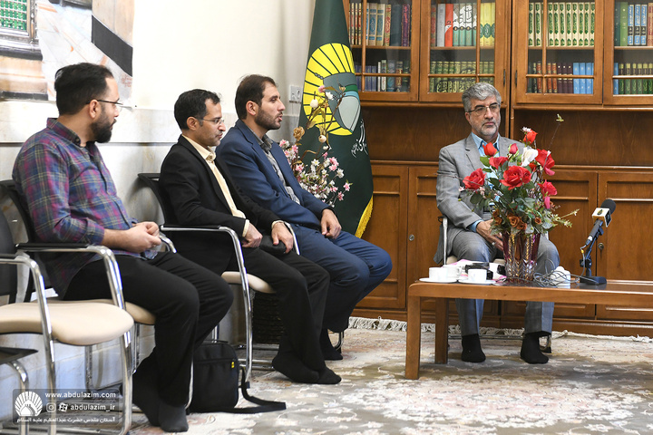 دیدار مدیر رادیو زیارت با معاون امور علمی و فرهنگی آستان مقدس حضرت عبدالعظیم علیه السلام