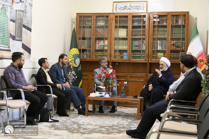 دیدار مدیر رادیو زیارت با معاون امور علمی و فرهنگی آستان مقدس حضرت عبدالعظیم علیه السلام