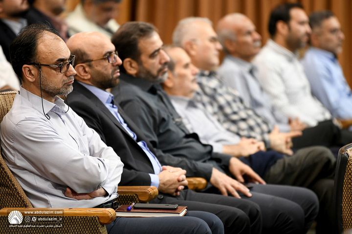 مراسم تواصی به حق خادمین آستان مقدس حضرت عبدالعظیم علیه السلام