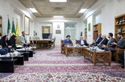 بازدید معاون وزیر میراث‌فرهنگی، گردشگری و صنایع‌دستی از کتابخانه حرم رضوی