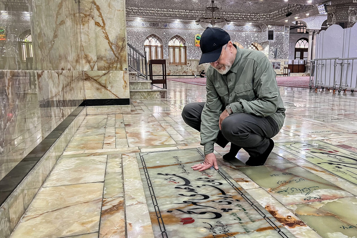 حضور دکتر محمد باقر قالیباف در حرم مطهر حضرت عبدالعظیم حسنی علیه السلام