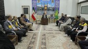 قدردانی تولیت حرم بانوی کرامت از پستچیان قم