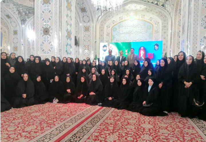 تجدید میثاق جامعه پرستاری با آرمان‌های رهبر شهید در حرم مطهر رضوی

