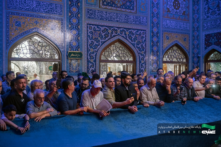 تشرف موکب‌داران عراقی به حرم مطهر رضوی