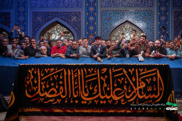 تشرف موکب‌داران عراقی به حرم مطهر رضوی
