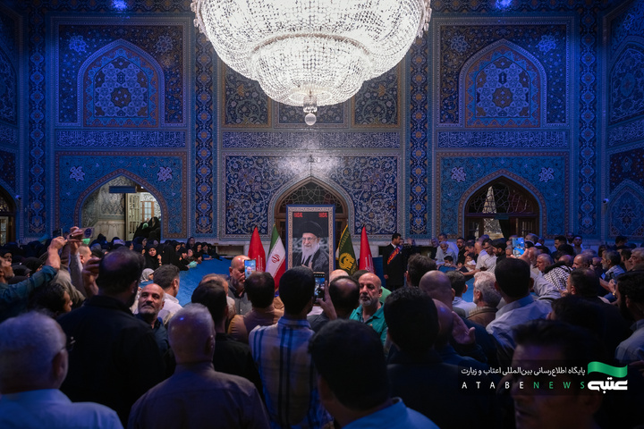 تشرف موکب‌داران عراقی به حرم مطهر رضوی