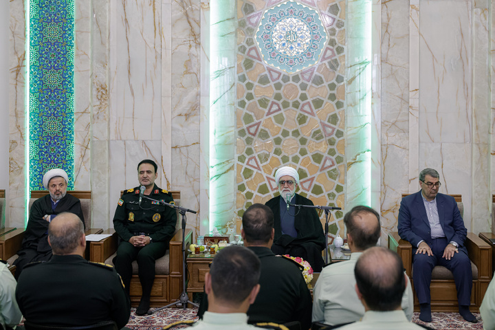 دیدار فرماندهان انتظامی استان خراسان رضوی با تولیت آستان قدس رضوی