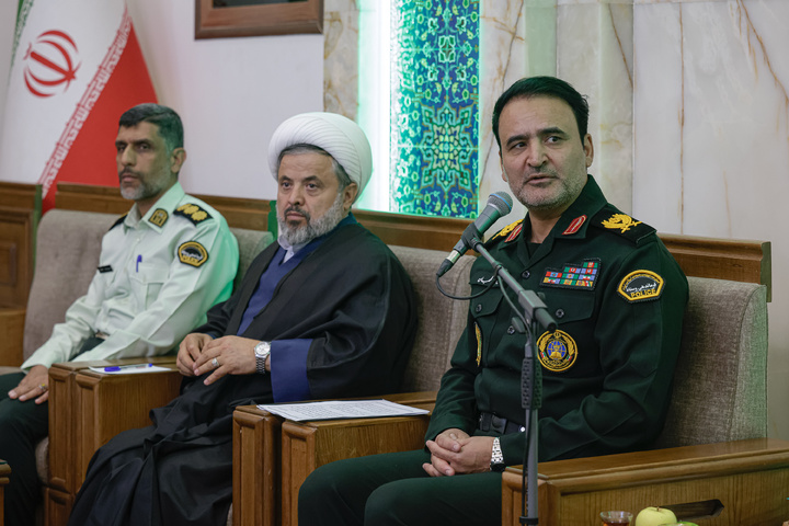 دیدار فرماندهان انتظامی استان خراسان رضوی با تولیت آستان قدس رضوی