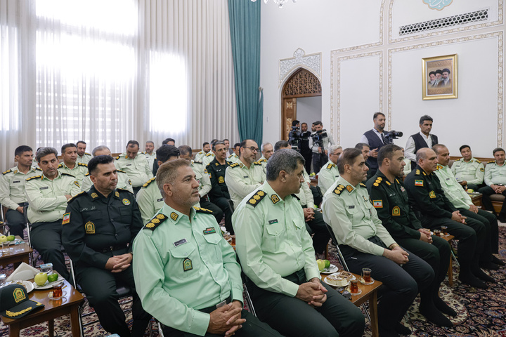 دیدار فرماندهان انتظامی استان خراسان رضوی با تولیت آستان قدس رضوی