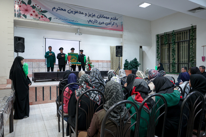 حضور خدام حرم مطهر رضوی در جمع دختران مرکز بهزیستی توس