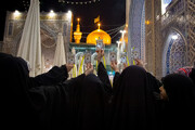 اعتکاف دانش‌آموزان دختر مدارس امام رضا علیه‌السلام در حرم مطهر رضوی