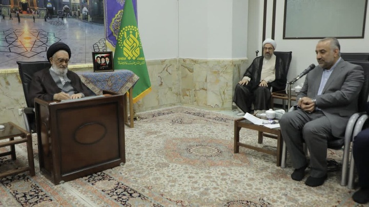 دیدار رئیس سازمان زندان‌های کشور با آیت‌الله سعیدی