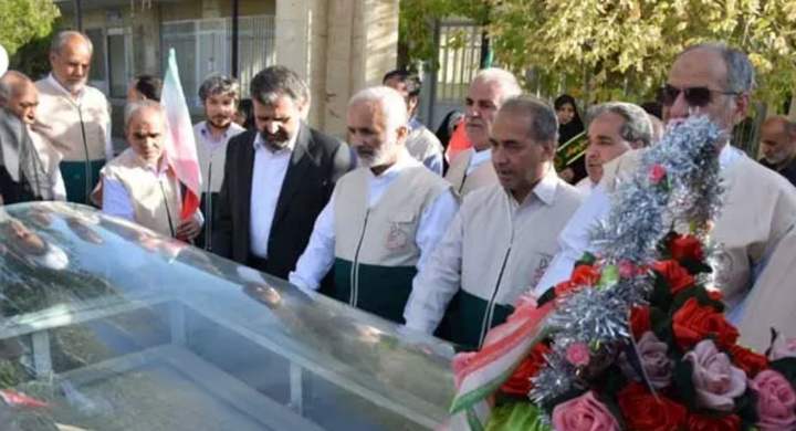 خادمان رضوی پهنه دوم کشوری در همدان با آرمان‌های شهدا تجدید میثاق کردند + تصاویر