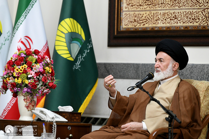 دیدار جمعی از طلاب جامعة المصطفی(ص) با تولیت آستان مقدس حضرت عبدالعظیم علیه السلام