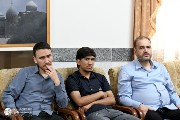 دیدار جمعی از طلاب جامعة المصطفی(ص) با تولیت آستان مقدس حضرت عبدالعظیم علیه السلام