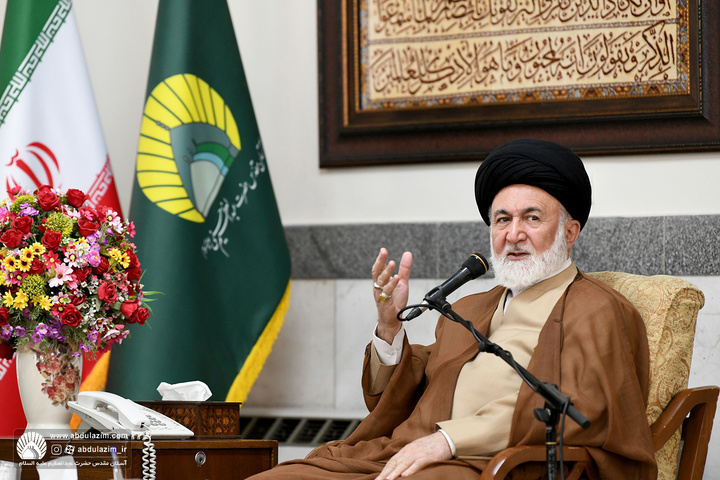 دیدار جمعی از طلاب جامعة المصطفی(ص) با تولیت آستان مقدس حضرت عبدالعظیم علیه السلام
