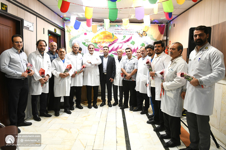 تجلیل از جمعی از پرستاران دارالشفاء کوثر با حضور مدیران و خادمان آستان مقدس حضرت عبدالعظیم(ع)