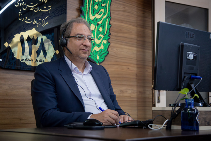 پاسخگویی تلفنی مدیرعامل مؤسسه تربیت بدنی بنیاد کرامت رضوی به مخاطبان سامانه ۱۳۸