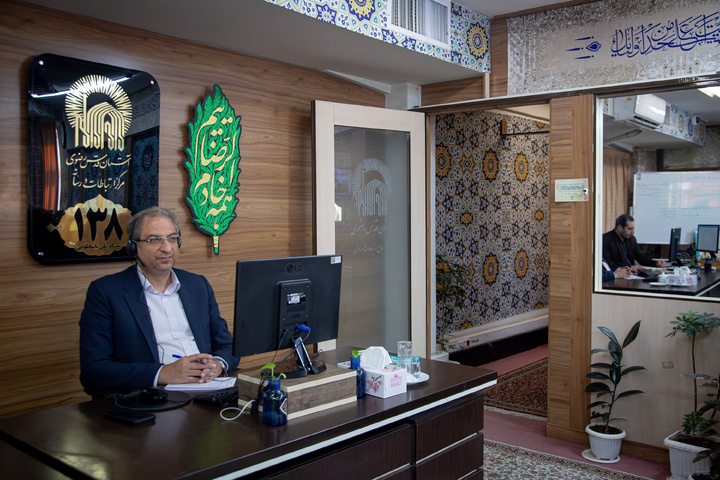 پاسخگویی تلفنی مدیرعامل مؤسسه تربیت بدنی بنیاد کرامت رضوی به مخاطبان سامانه ۱۳۸