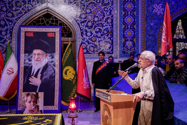 مرثیه سرایی و حماسه خوانی در جوار مزار رهبر شهید انقلاب