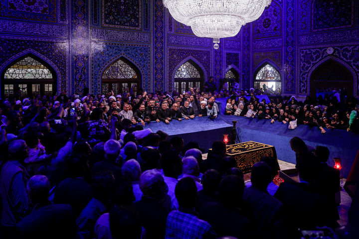 تشرف موکب داران عراقی به حرم مطهر رضوی