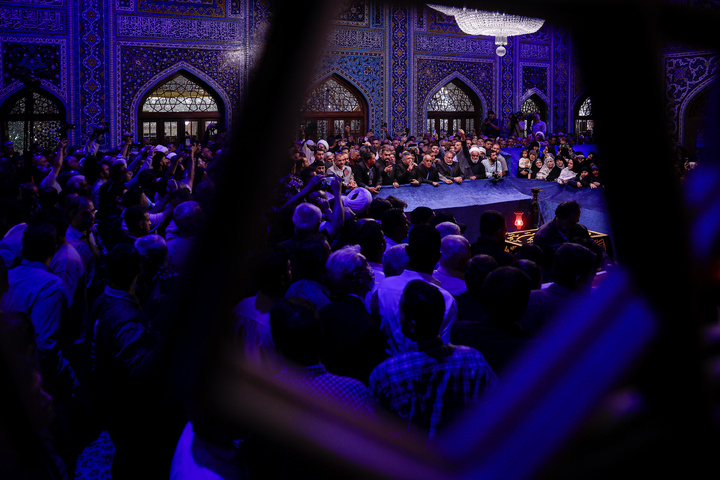 تشرف موکب داران عراقی به حرم مطهر رضوی