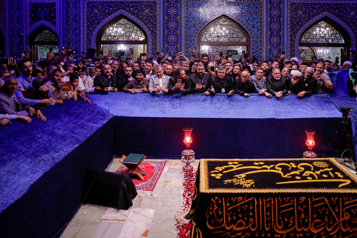تشرف موکب داران عراقی به حرم مطهر رضوی