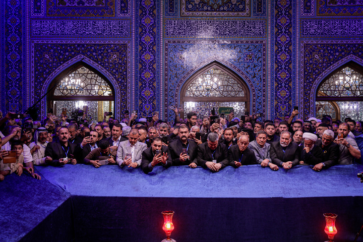 تشرف موکب داران عراقی به حرم مطهر رضوی