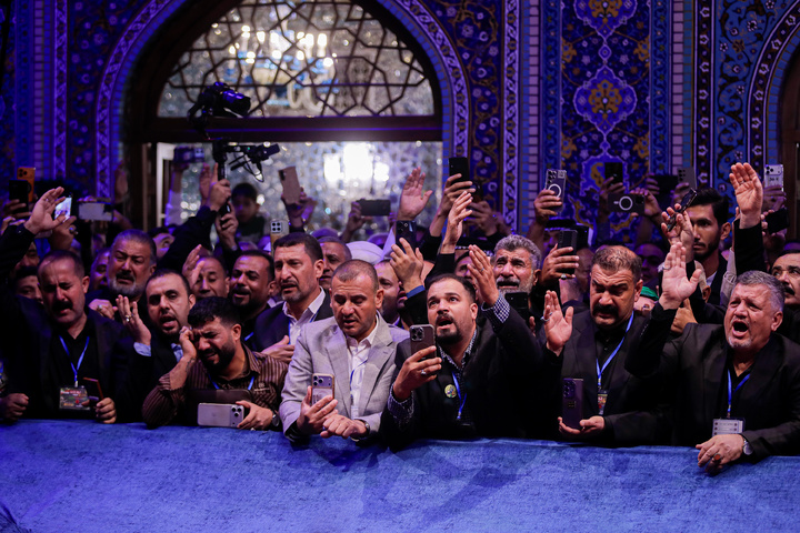 تشرف موکب داران عراقی به حرم مطهر رضوی
