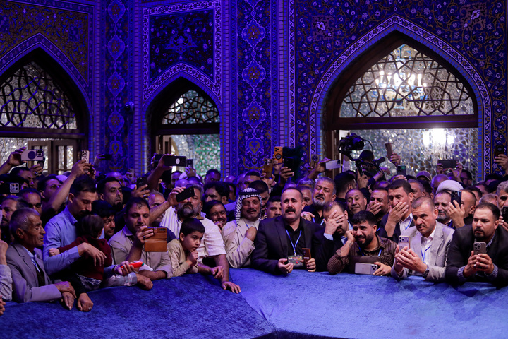 تشرف موکب داران عراقی به حرم مطهر رضوی