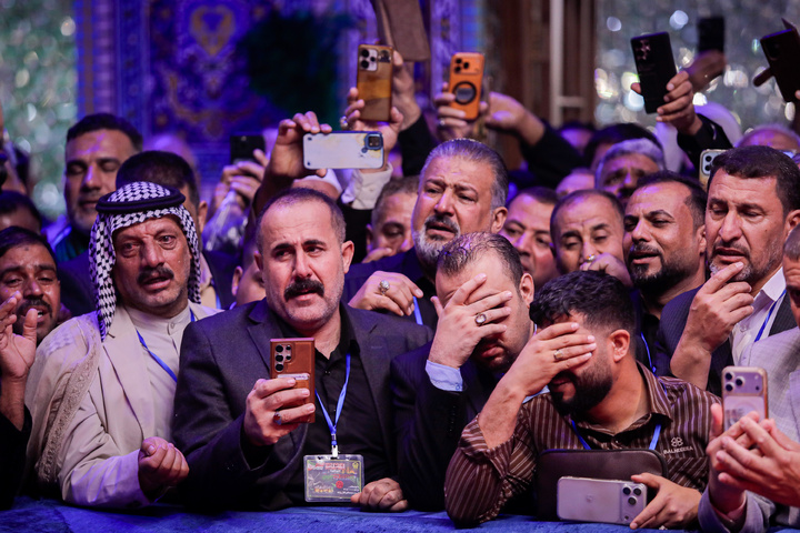 تشرف موکب داران عراقی به حرم مطهر رضوی