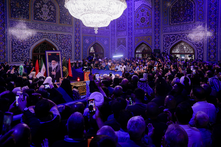 تشرف موکب داران عراقی به حرم مطهر رضوی