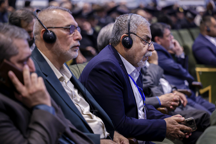 مراسم تکریم مواکب حسینی در حرم مطهر رضوی