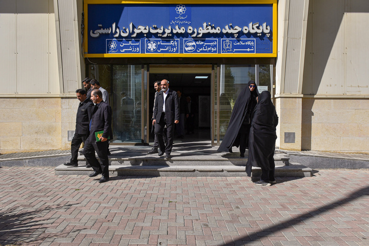 بازدید خدام حرم مطهر رضوی از پایگاه‌های مدیریت بحران شهرداری مشهد
