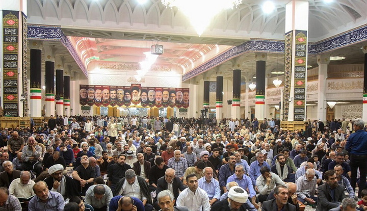 محفل عزاداری شب نخست ایام فاطمیه در حرم مطهر فاطمه ثانی(س)