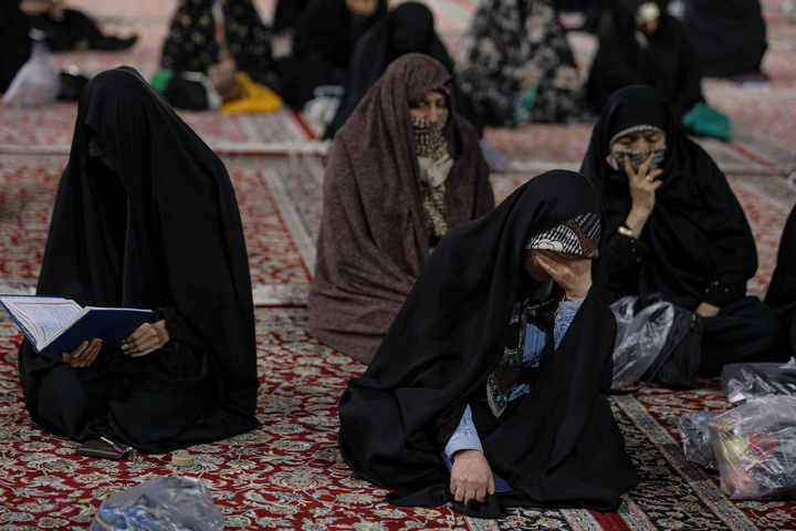 مراسم عزاداری به مناسبت ایام فاطمیه در حرم مطهر رضوی