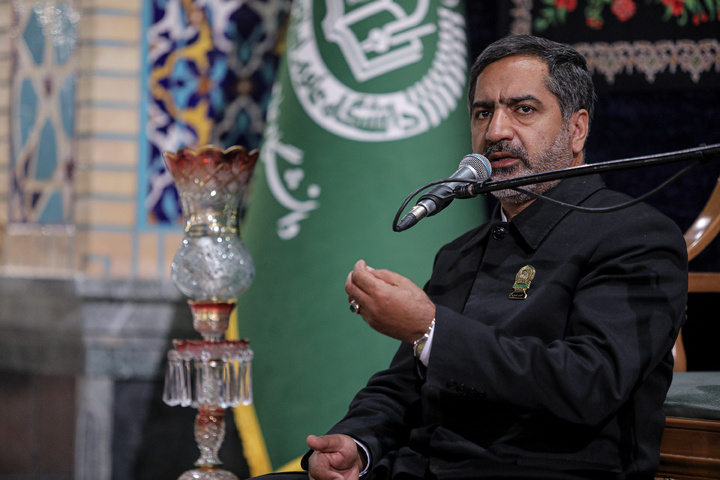 مراسم عزاداری به مناسبت ایام فاطمیه در حرم مطهر رضوی