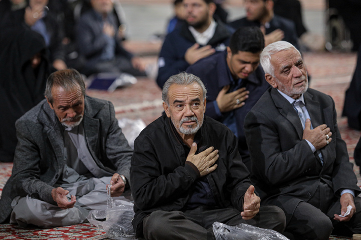 مراسم عزاداری به مناسبت ایام فاطمیه در حرم مطهر رضوی
