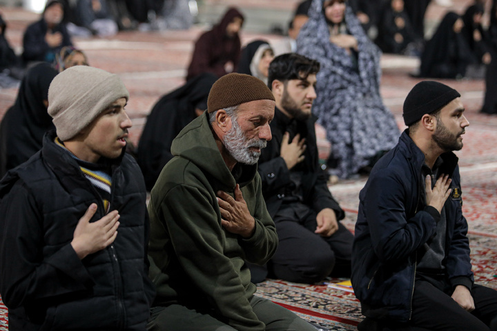 مراسم عزاداری به مناسبت ایام فاطمیه در حرم مطهر رضوی