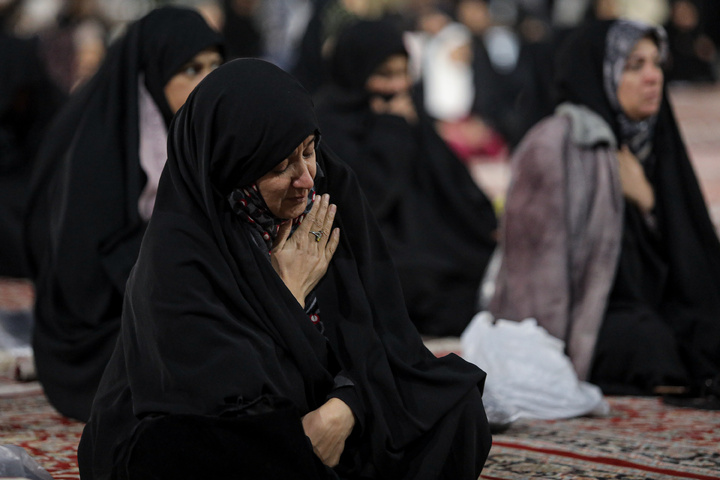 مراسم عزاداری به مناسبت ایام فاطمیه در حرم مطهر رضوی