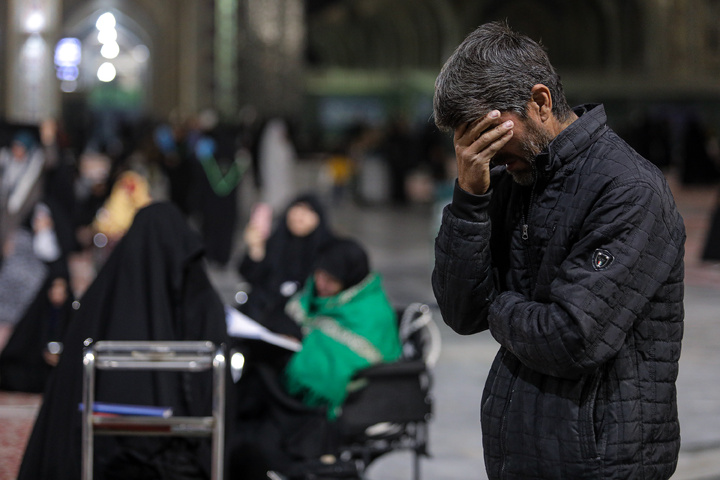 مراسم عزاداری به مناسبت ایام فاطمیه در حرم مطهر رضوی