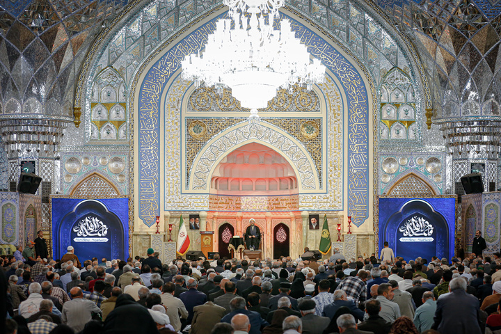 عزاداری شهادت حضرت زهرا سلام‌الله علیها در رواق امام خمینی (ره)