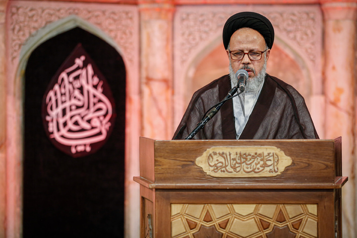 عزاداری شهادت حضرت زهرا سلام‌الله علیها در رواق امام خمینی (ره)