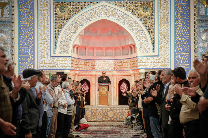 عزاداری شهادت حضرت زهرا سلام‌الله علیها در رواق امام خمینی (ره)