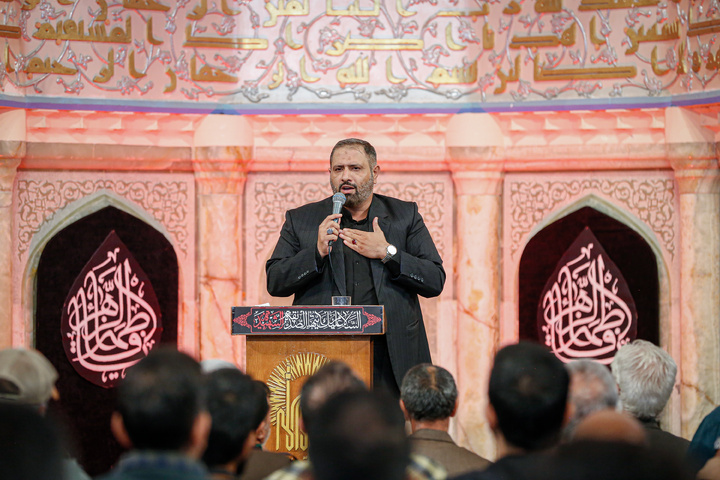 عزاداری شهادت حضرت زهرا سلام‌الله علیها در رواق امام خمینی (ره)