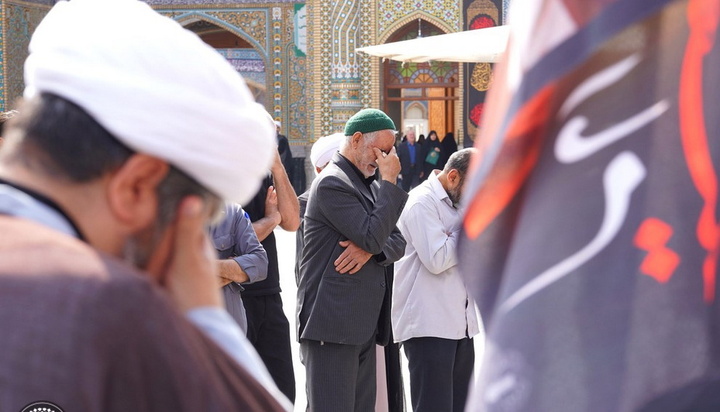میزبانی حرم فاطمی از هیئات عزاداری شهادت حضرت زهرا(س)