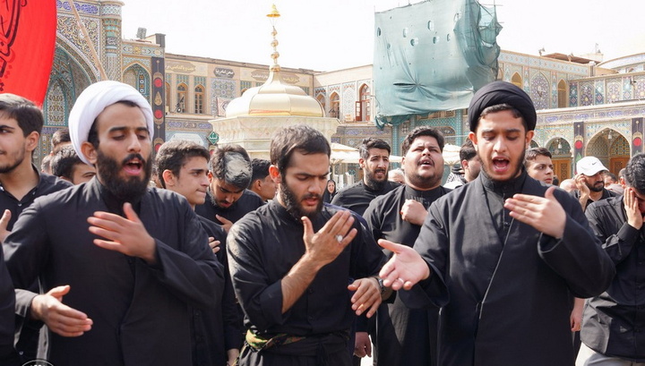 میزبانی حرم فاطمی از هیئات عزاداری شهادت حضرت زهرا(س)